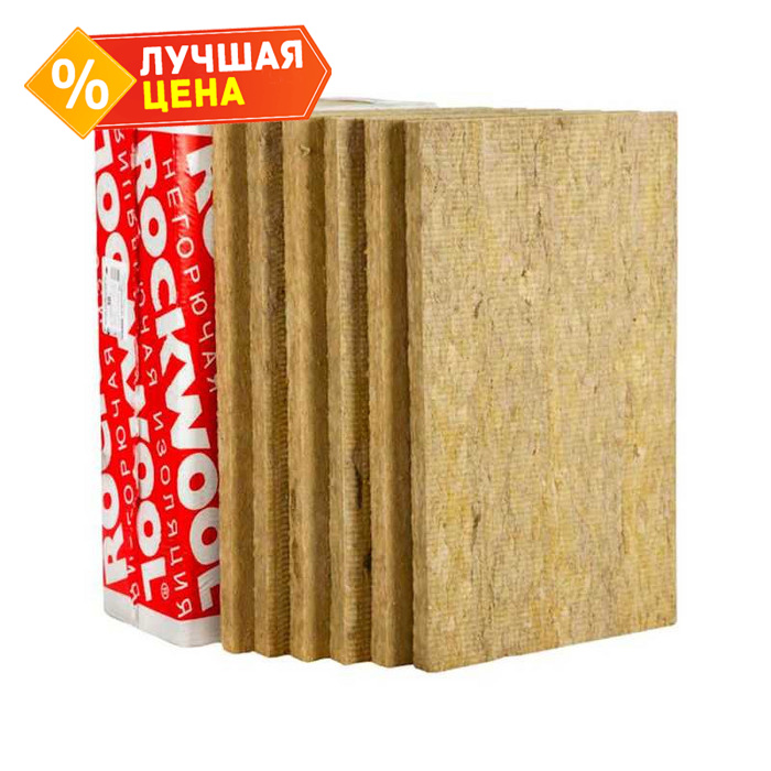 Утеплитель Роквул Бетон Элемент Баттс Оптима 150х600х1000